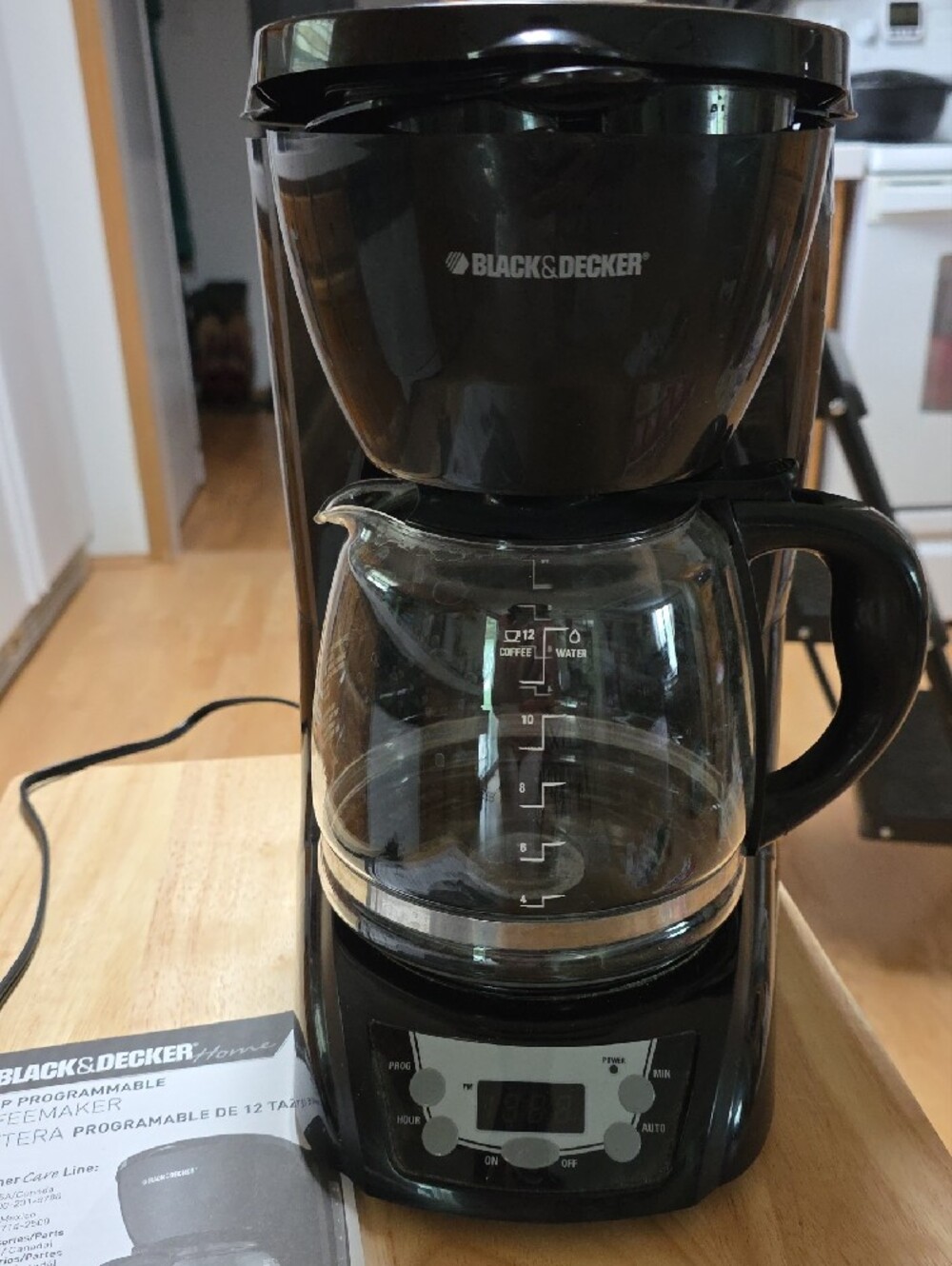 Black & Decker Black Carafe Coffee Maker